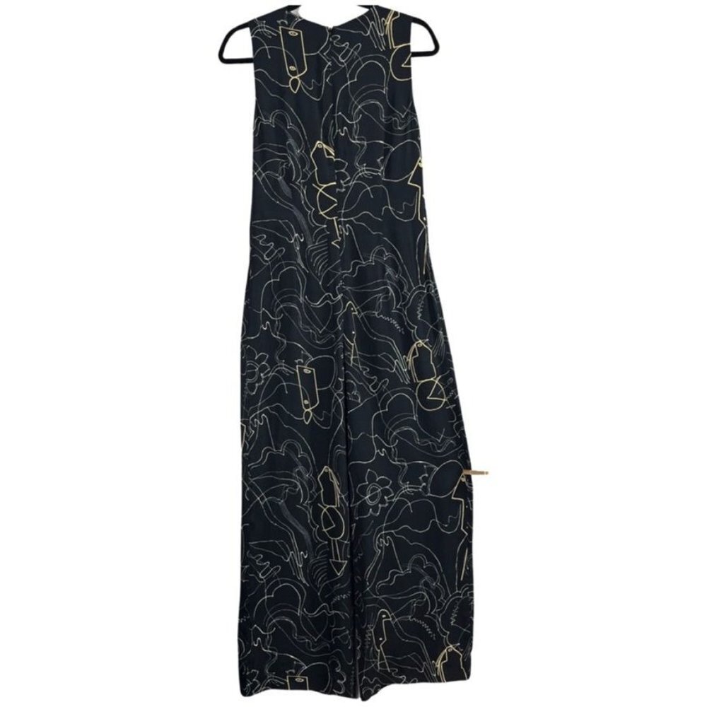 Lafayette 148 Adelphi Wide Leg Jumpsuit Womens XS Sleeveless Art To Wear - Picture 8 of 15